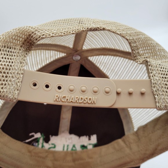 Richardson Elkin Valley Trails Embroidered Logo Mesh Snapback Trucker Hat Cap - Picture 11 of 11